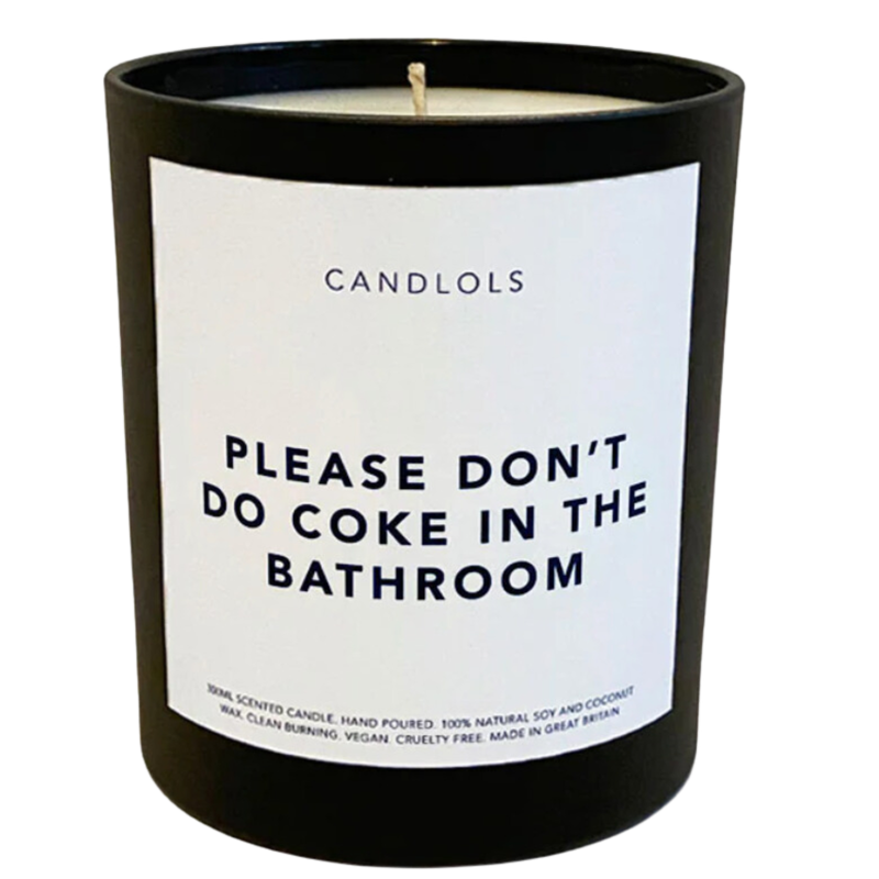 Candlols Please Don’t Do Coke In The Bathroom (Black Pomegranate), 30cl