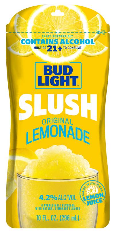 Bud Light Slush Original Lemonade Single 10oz Can