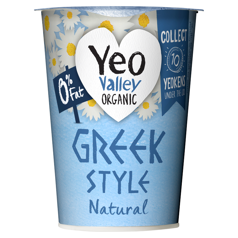 Yeo Valley 0% Fat Greek Style Natural Yogurt, 450g
