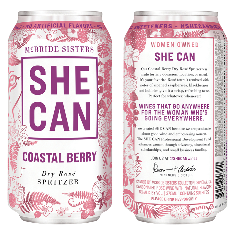 SHE CAN Coastal Berry Spritzer 375 ml