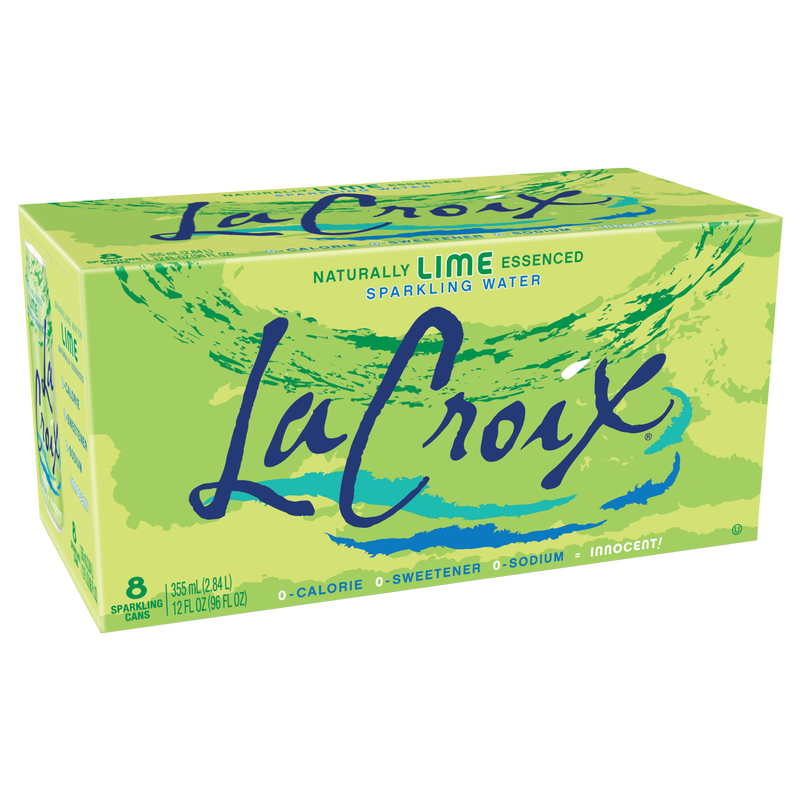 La Croix Lime Sparkling Water 8pk 12oz