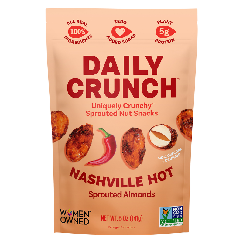 Daily Crunch Nashville Hot Sprouted Almonds 5 oz