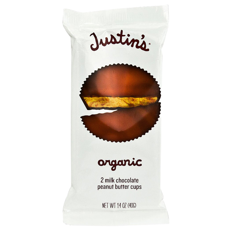 Justin's Organic Milk Chocolate Peanut Butter Cups 2ct