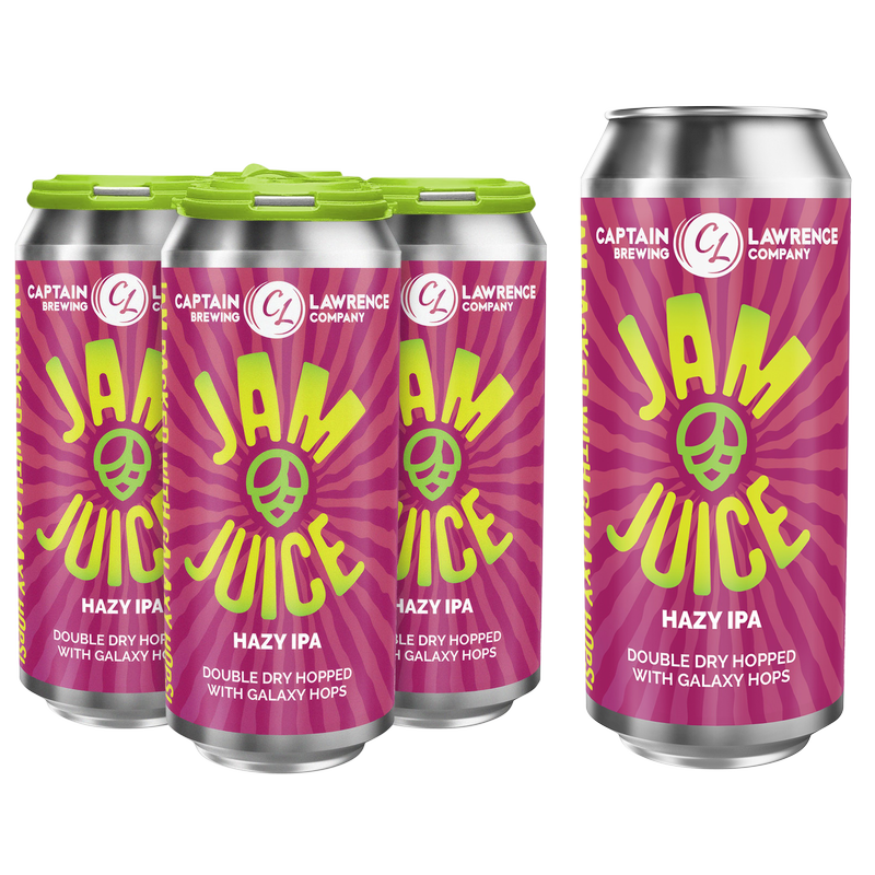 Captain Lawrence Brewing Co Jam Juice Hazy IPA 4pk 16oz Can 8.0% ABV