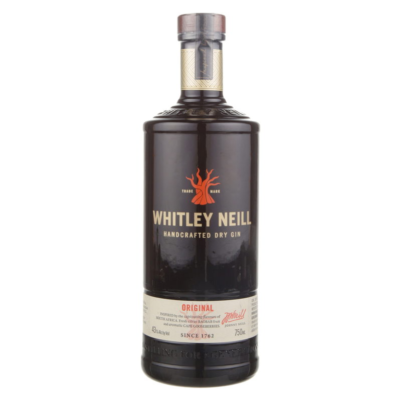 Whitley Neill Dry Gin Small Batch 750 ml (80 proof)