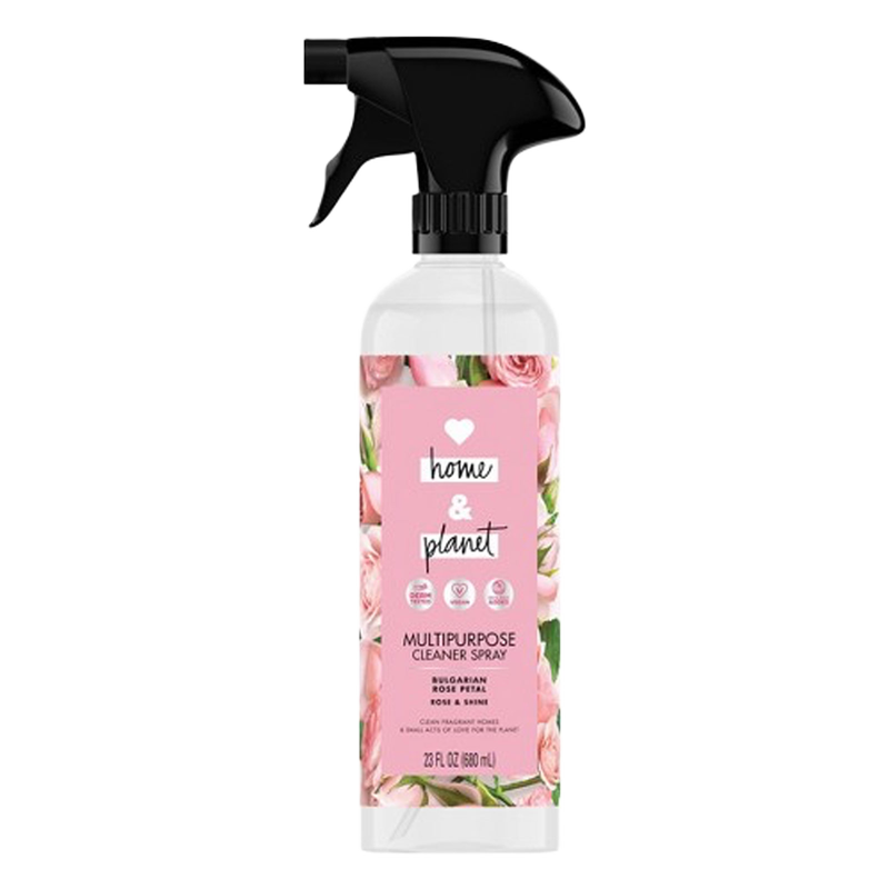 Love Home and Planet Rose Petal Multipurpose Cleaner Spray 23oz