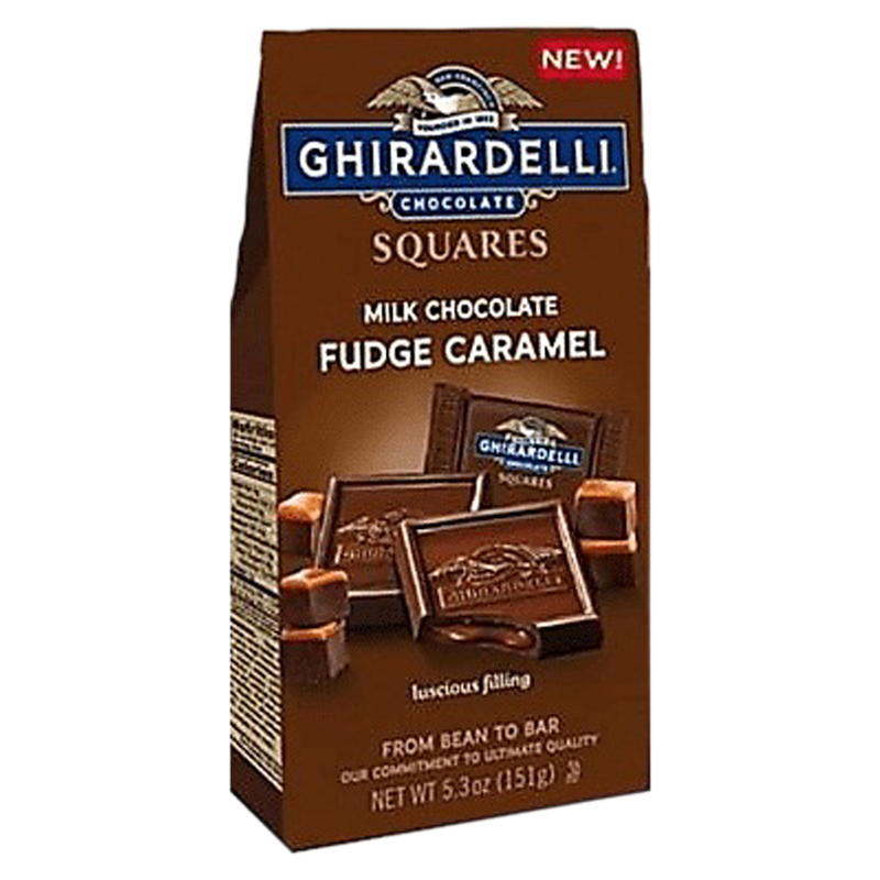 Ghirardelli Milk Chocolate Fudge Caramel Square 5.3oz