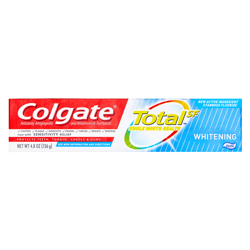 Colgate Total Whitening Toothpaste 4.8oz