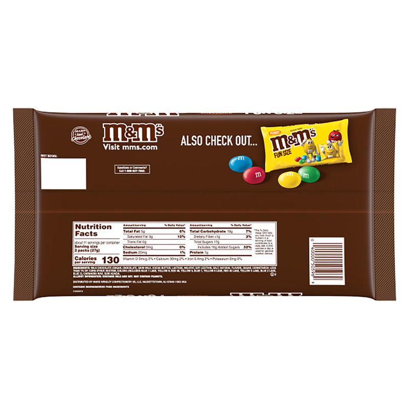 M&M's Fun Size Milk Chocolate Candy 10.53oz