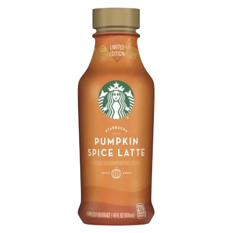 Starbucks Pumpkin Spice Iced Latte 14oz