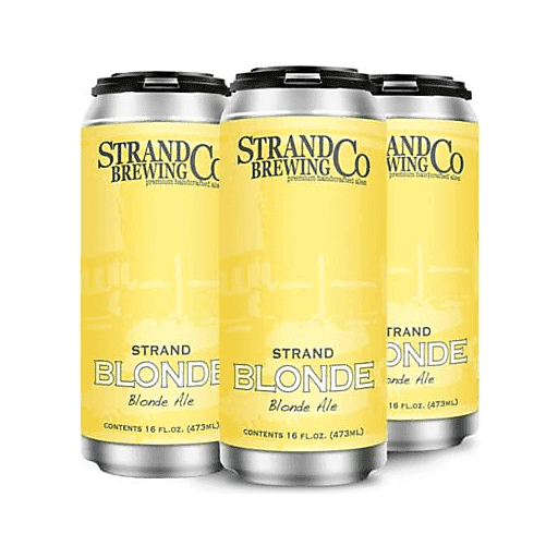 Strand Brewing Blonde Ale 4pk 16oz Can