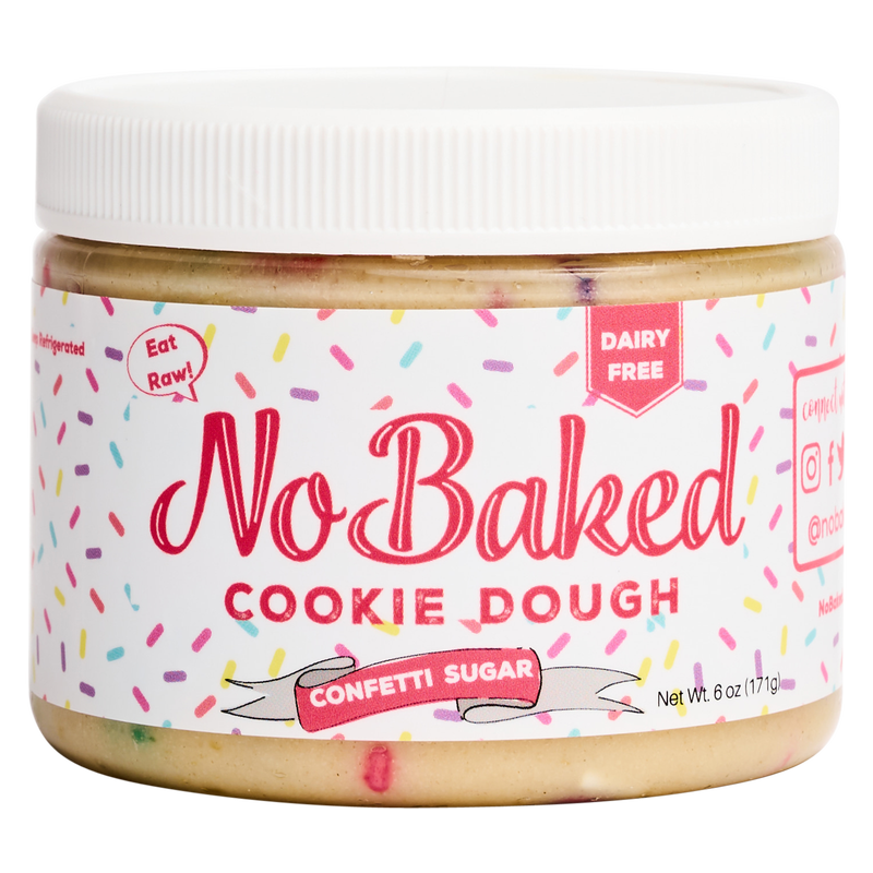 No Baked Cookie Dough Edible Confetti Sugar Cookie Dough - 16oz