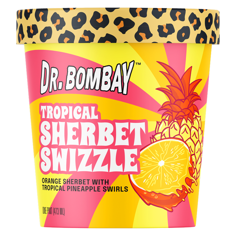 Dr. Bombay Tropical Sherbet Swizzle Ice Cream Pint