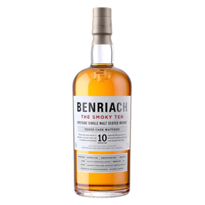 Benriach The Smoky Ten Speyside Single Malt Scotch Whisky 10Yr 750ml (92 proof)