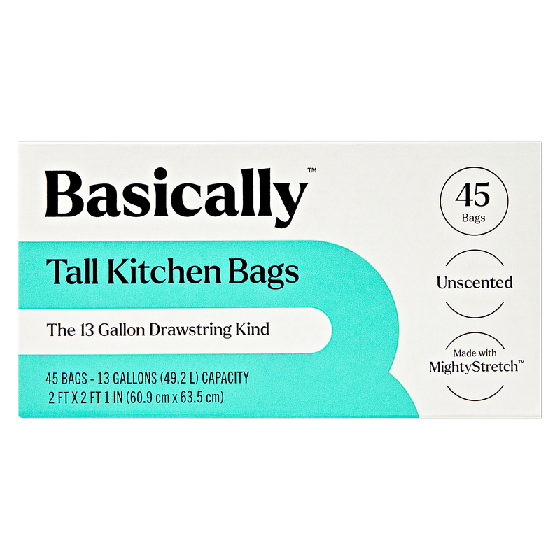 Value Corner Tall Kitchen 13 gal Trash Bags with Flap Tie (200 ct) Delivery  - DoorDash