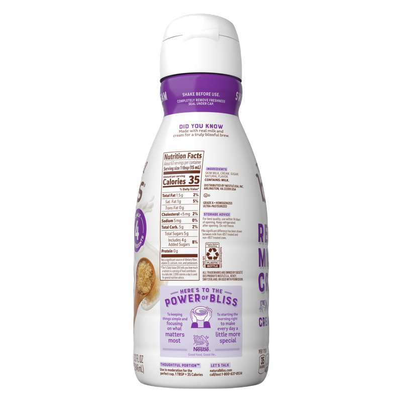 Save on Coffee-mate Natural Bliss Almond Milk Coffee Creamer Vanilla Plant  Based Order Online Delivery