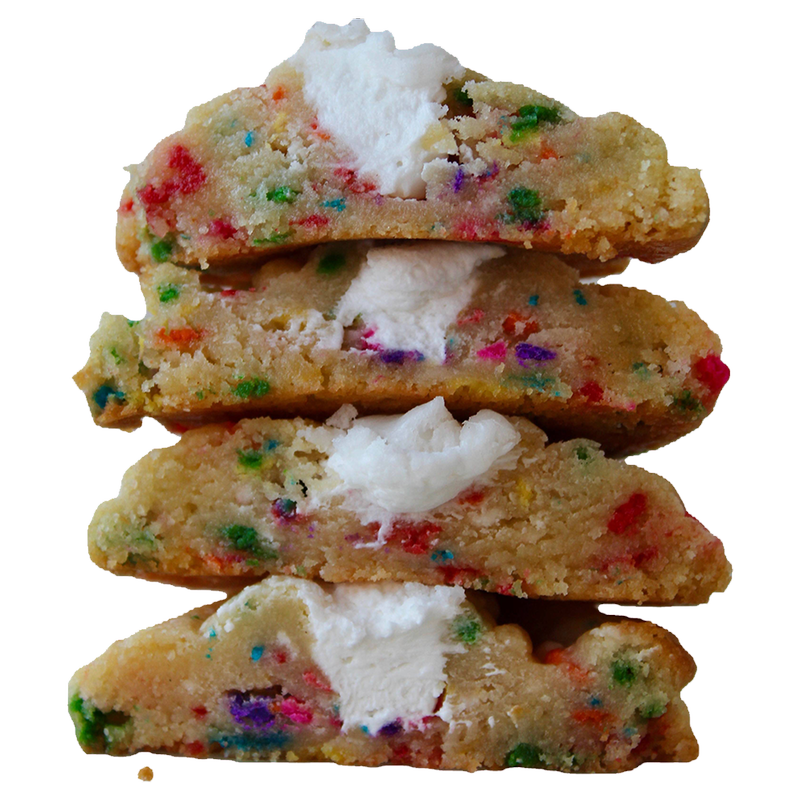 Sweet Shot Mini Infused Butter Sprinkle Funfetti Cookies 6ct