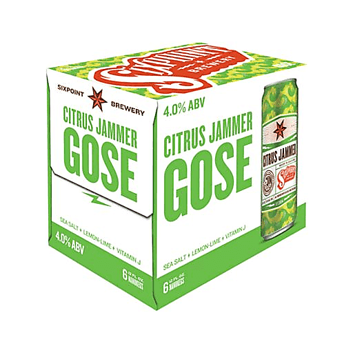Sixpoint Brewery Citrus Jammer Gose6pk 12oz Can