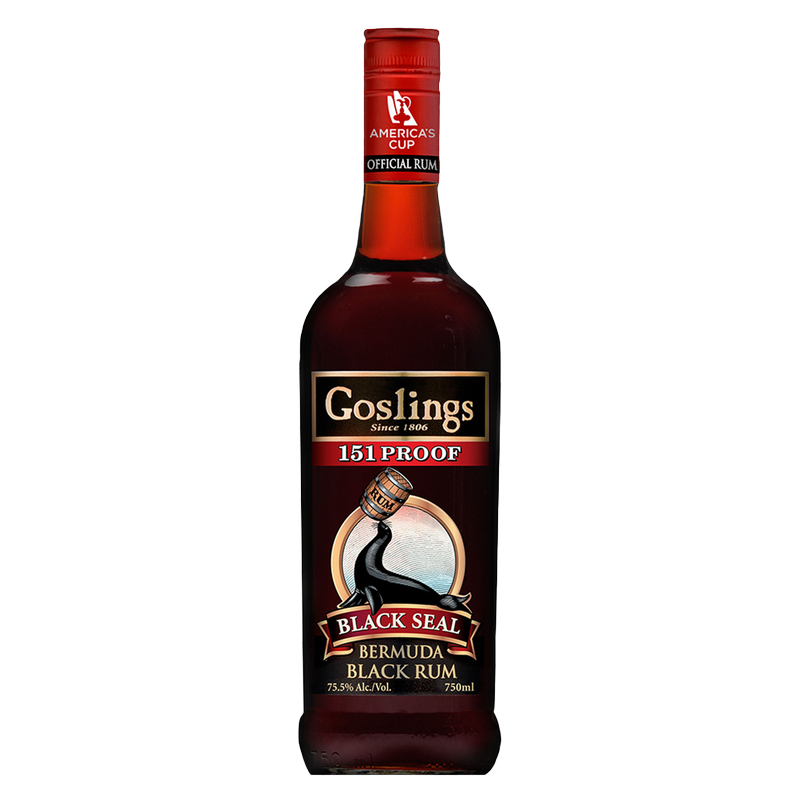 Goslings Black Seal Rum 151 750ml (151 Proof)
