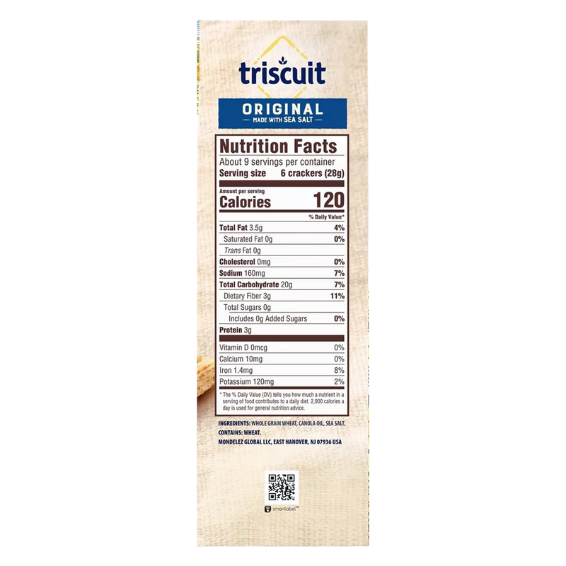 Triscuits Label Triscuit Original Whole Grain Crackers 8.5oz : Snacks fast delivery by ...