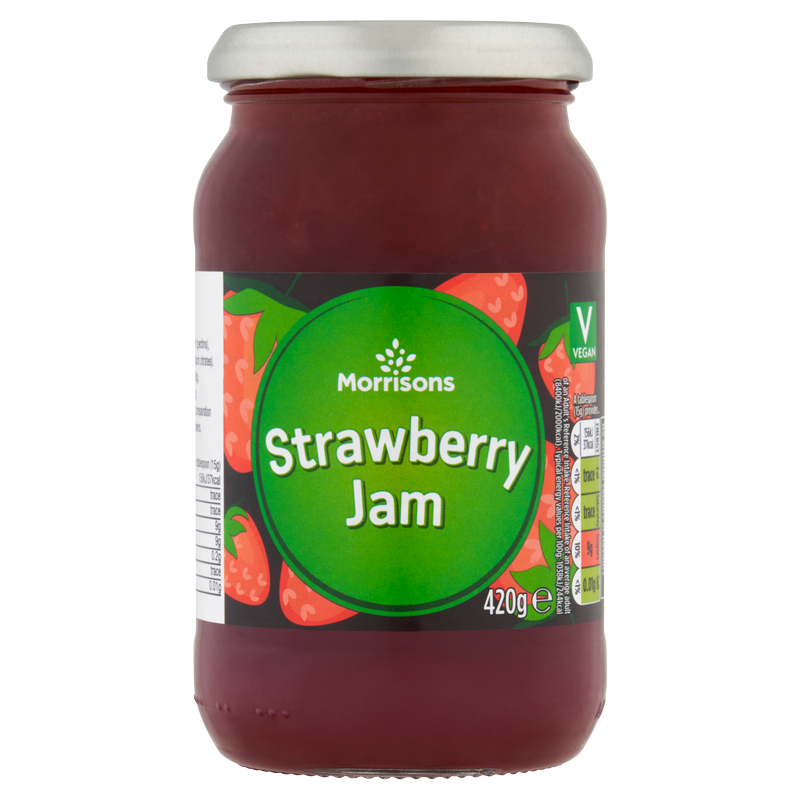 Morrisons Strawberry Jam, 420g