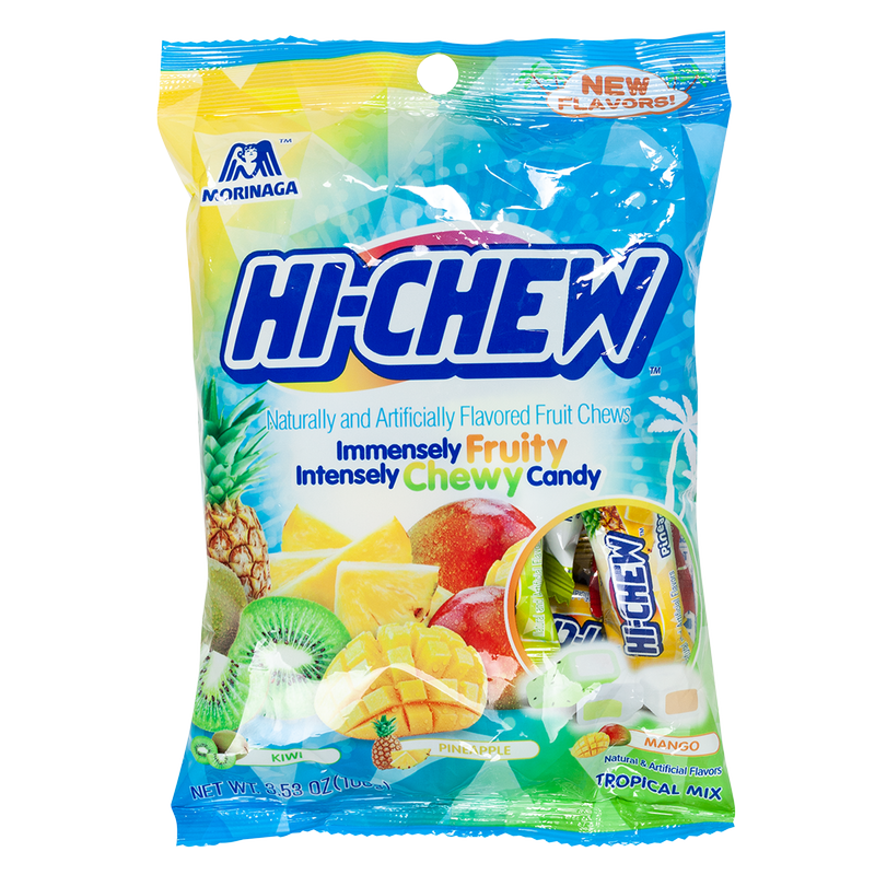Hi-Chew Tropical Assorted Fruity Chewy Candy 3.53oz