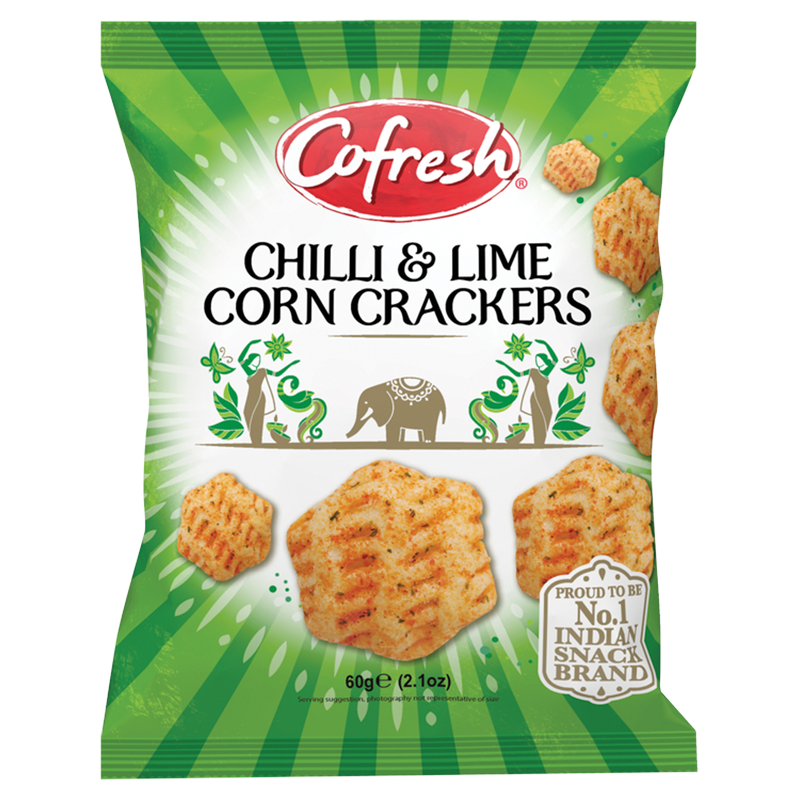 Cofresh Chilli & Lime Corn Crackers, 60g