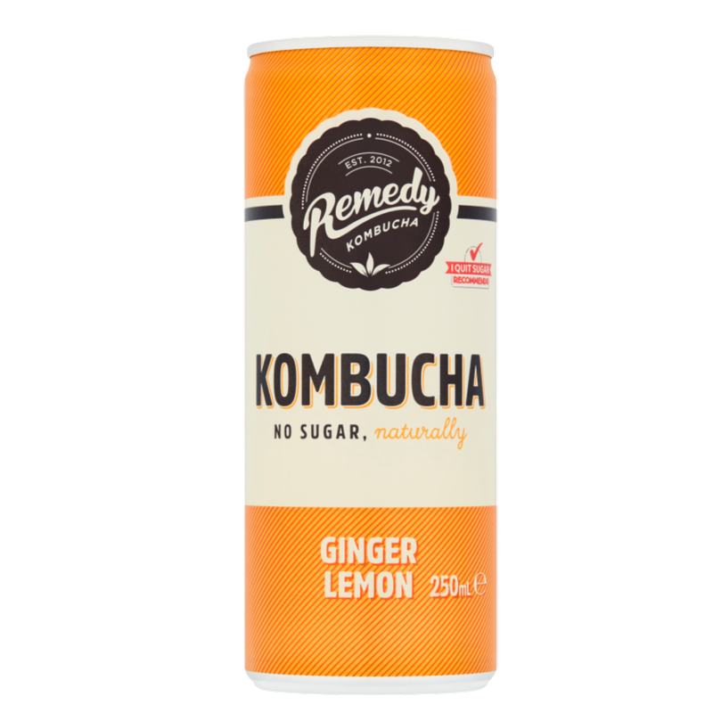 Remedy Kombucha Ginger Lemon, 250ml