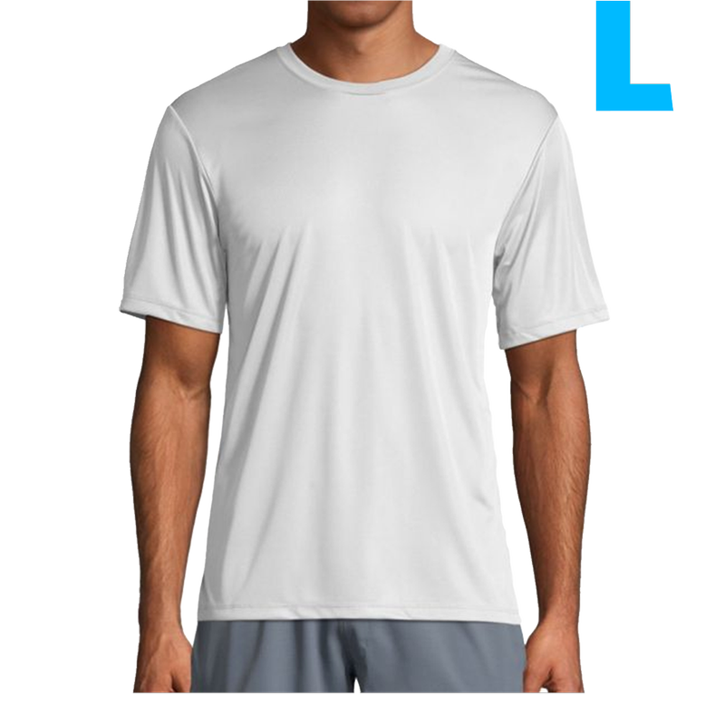 Hanes Men's Cool Dri Tagless Men's T-Shirt White (Size L)