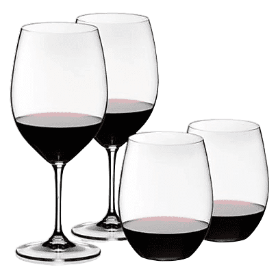 RIEDEL® Etched Bordeaux Glass Set