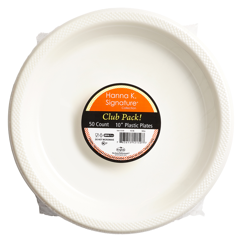 Hanna K. Signature 10in Plastic Party Plates 50ct