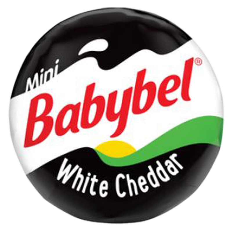 Mini Babybel White Cheddar Snack Cheese - 1ct