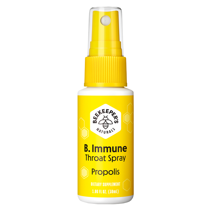 Beekeeper's Naturals B.Immune Throat Spray Propolis 1oz