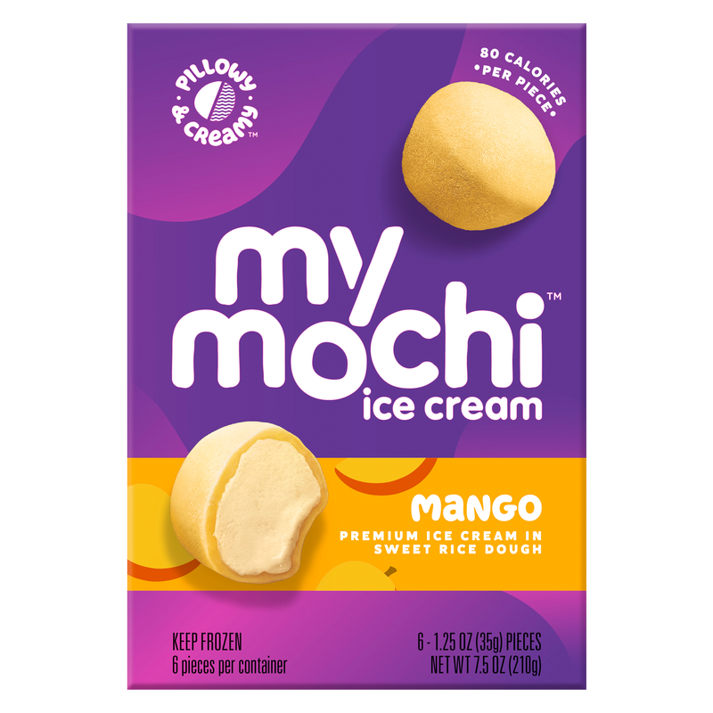 My Mochi Ice Cream Sweet Mango 6ct 