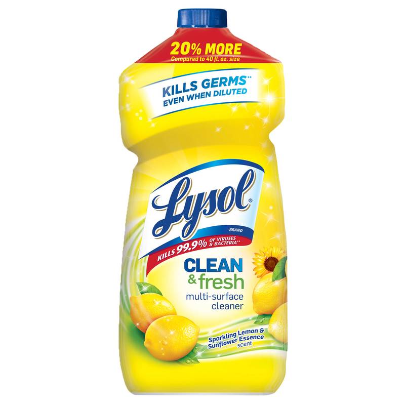 Lysol Clean & Fresh Multi-Surface Cleaner Sparkling Lemon & Sunflower 48oz