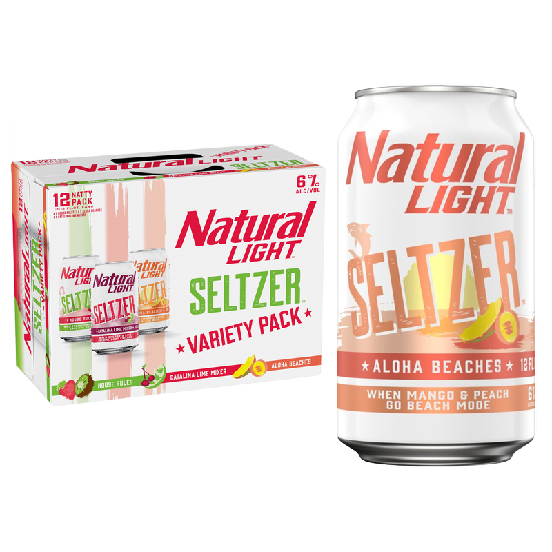 Natural Light Seltzer Variety 12pk 12oz Can 6.0% ABV