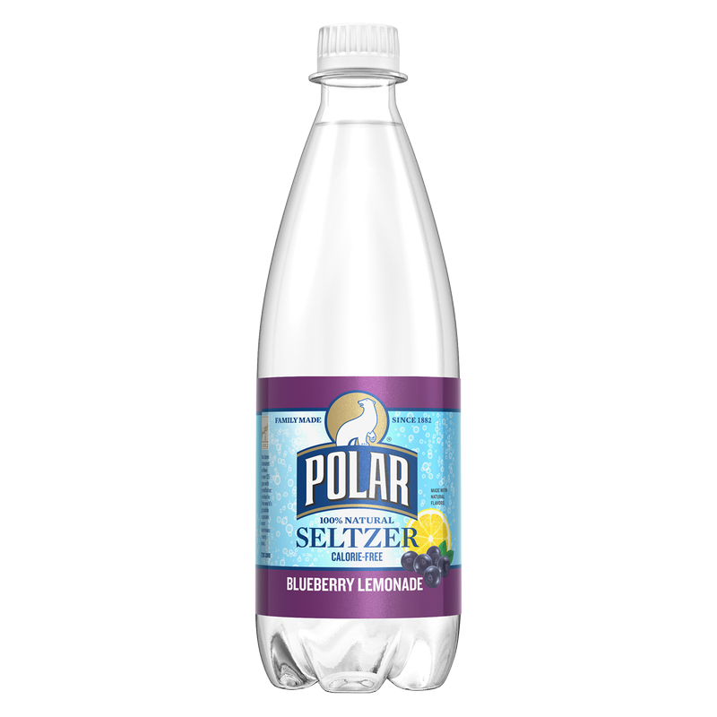 Polar Blueberry Lemonade Seltzer Water 20oz Btl