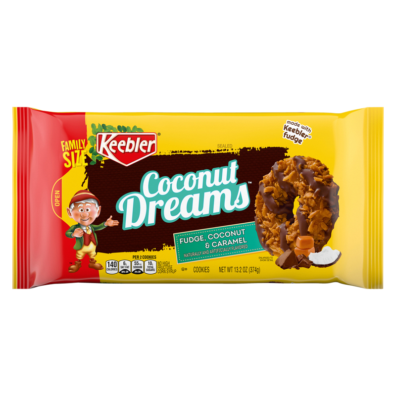Keebler Coconut Dreams Fudge Stripes Cookies 13.2oz