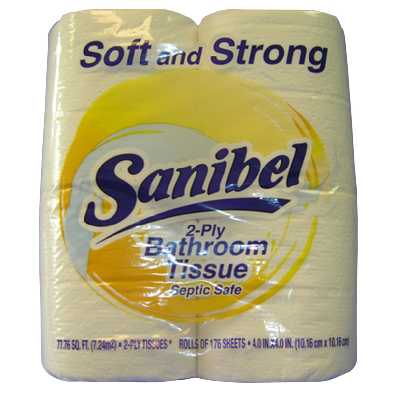 Sanibel Double Roll Toilet Paper 6ct