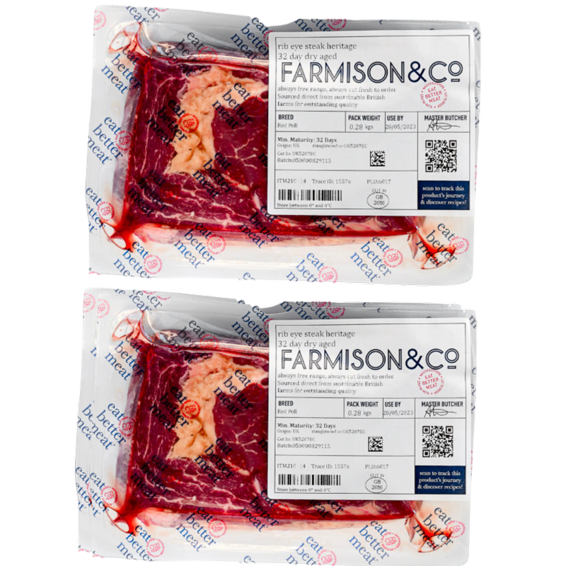Farmison & Co Rib Eye Steak Night Butchers Bundle Meat & Fish fast delivery by App or Online