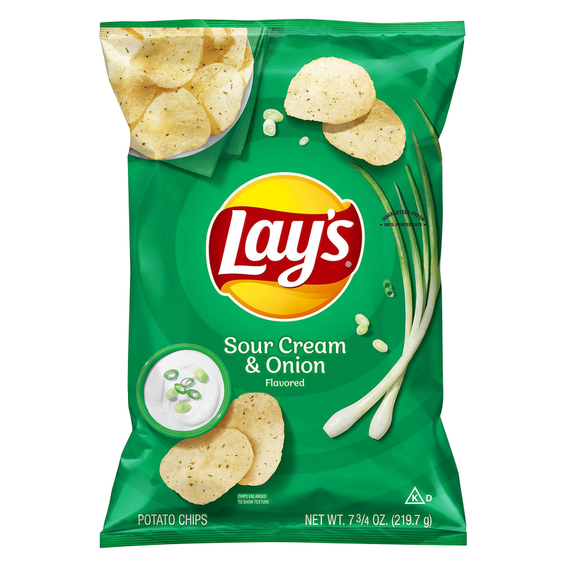 Lay's Sour Cream & Onion Potato Chips 7.75oz