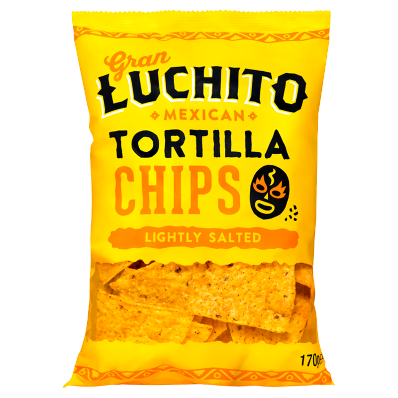Gran Luchito Mexican Lightly Salted Tortilla Chips, 170g
