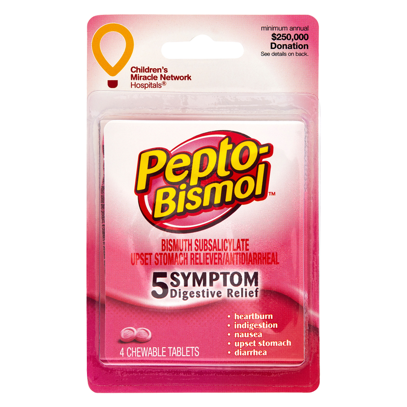 Pepto Bismol Tablets 4ct