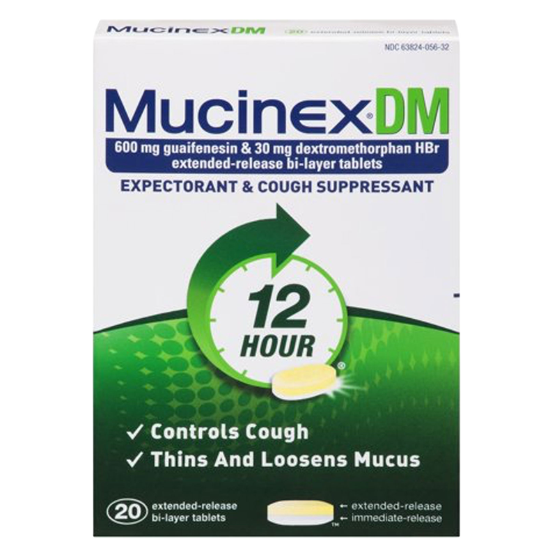 Mucinex DM 12-Hour Extended Release Tablets 20ct