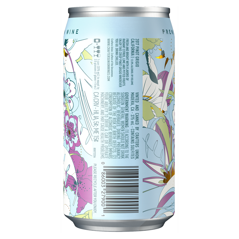 Crafters Union Pinot Grigio 375 ml Can