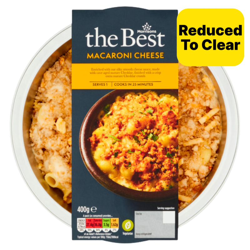 Reduced - Morrisons The Best Macaroni Cheese, 400g