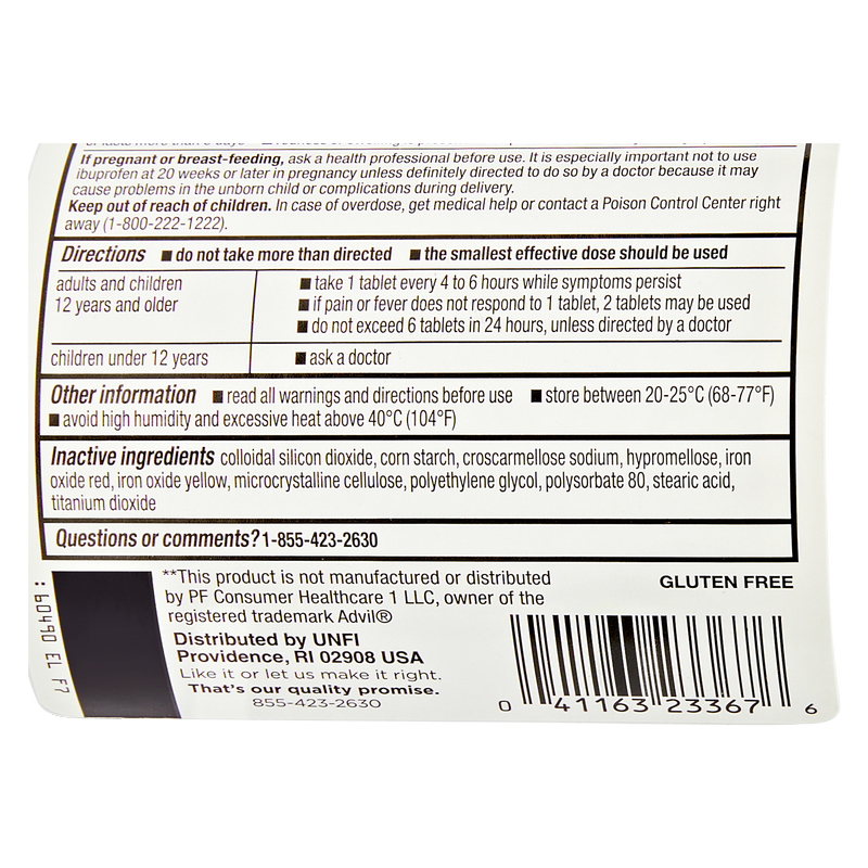 Equaline Pain Relief Ibuprofen 500 tablets Health fast delivery by