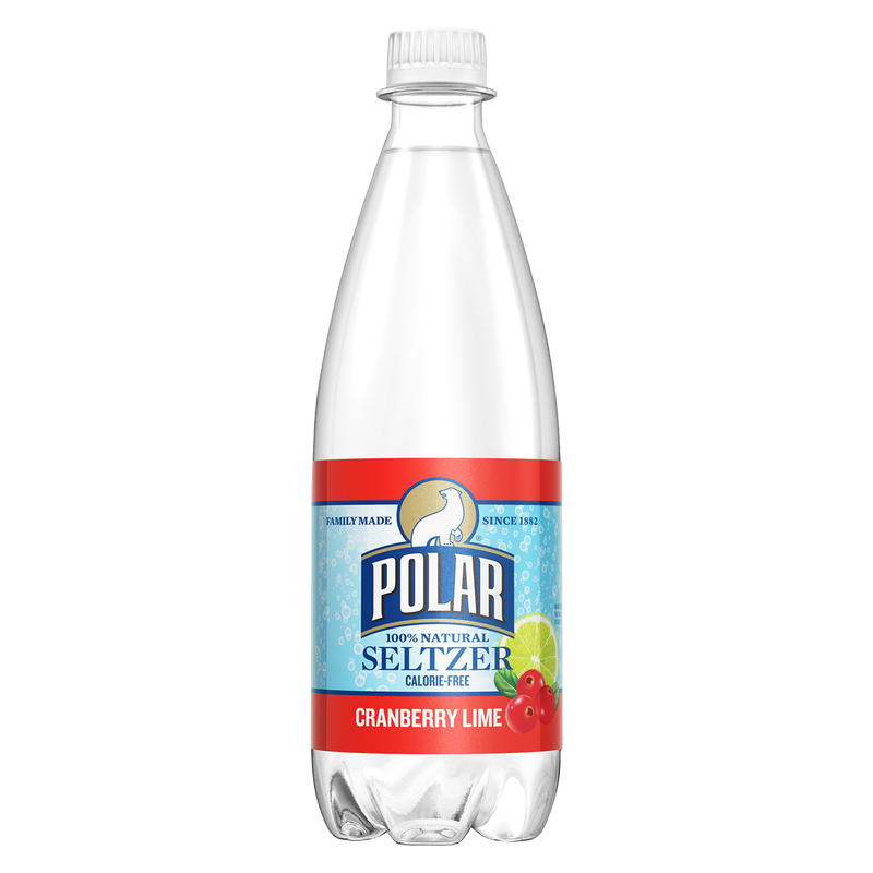 Polar Cranberry Lime Seltzer Water 20oz