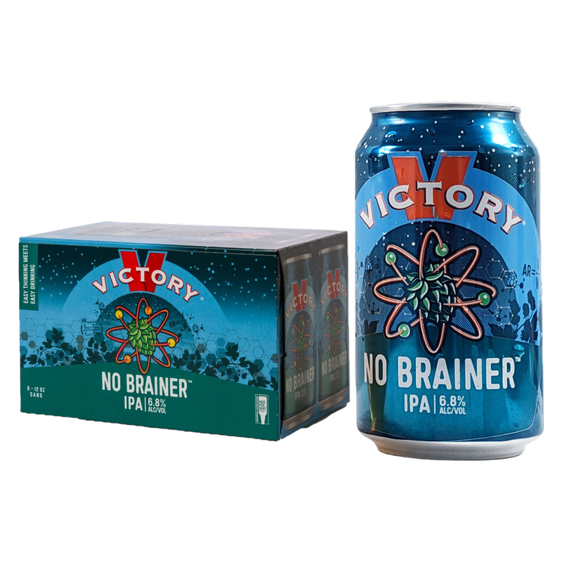 Victory No Brainer IPA 6pk 12oz Can 6.8% ABV