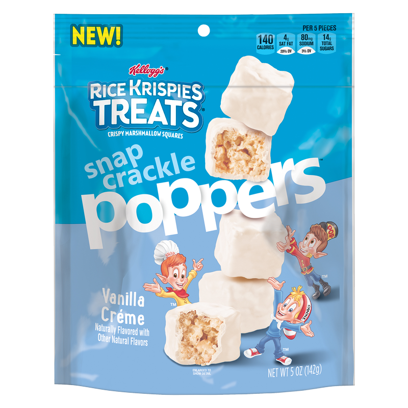 Rice Krispies Treats Vanilla Crème Snap Crackle Poppers 5oz